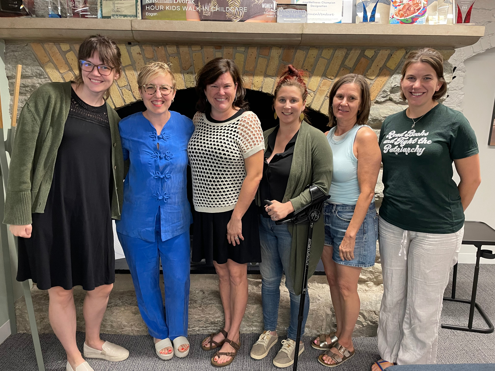 Whitney with a WomenVenture cohort she taught